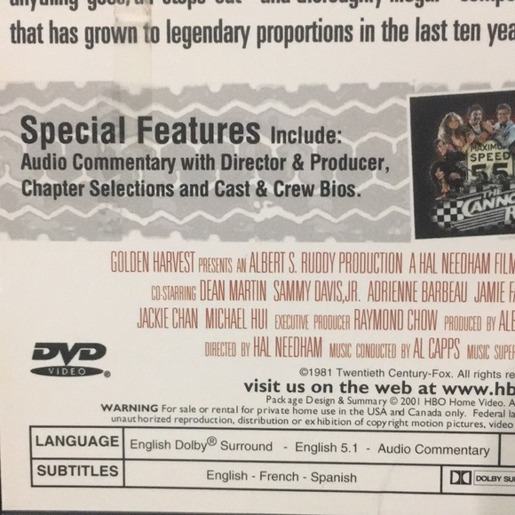 The Cannonball Run Burt Reynolds Roger Moore Farrah Fawcett Dom Deluise 1981 - Picture 7 of 12